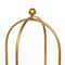 Gold Metal Glam Standing Mirror Shelves, 46" x 16" x 18"